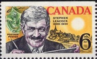 Canada 1969 Stephen Leacock, Mask and "Mariposa"-Stamps-Canada-StampPhenom