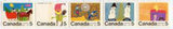 Canada 1970 Children's Christmas Drawings - Strip of 5-Stamps-Canada-Mint-StampPhenom