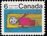 Canada 1970 Christ in Manger, J. McKinney-Stamps-Canada-Mint-StampPhenom