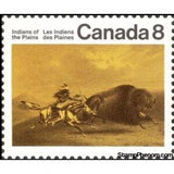 Canada 1972 "Buffalo Chase" by George Catlin-Stamps-Canada-Mint-StampPhenom