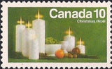 Canada 1972 Candles with Rruits and Pine Boughs-Stamps-Canada-Mint-StampPhenom
