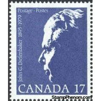 Canada 1980 1st. Death Anniversary of John G. Diefenbaker (1895-1979)-Stamps-Canada-StampPhenom