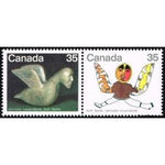 Canada 1980 "Bird Spirit" / "Shaman"-Stamps-Canada-StampPhenom