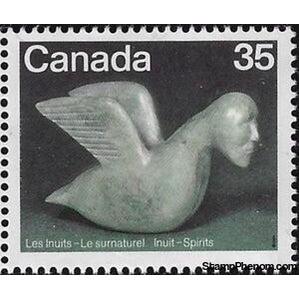 Canada 1980 "Bird Spirit" (sculpture by Doris Hagiolok)-Stamps-Canada-StampPhenom