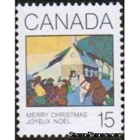 Canada 1980 Christmas Morning, Frank Hennessy-Stamps-Canada-StampPhenom