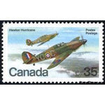 Canada 1980 Hawker Hurricane Mk 1-Stamps-Canada-StampPhenom