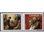 Canada 1980 "Meeting of the School Trustees" / "Inspiration"-Stamps-Canada-StampPhenom