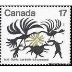 Canada 1980 "Return of the Sun" (print by Kenojouak)-Stamps-Canada-StampPhenom