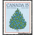 Canada 1981 Christmas Tree, 1981-Stamps-Canada-StampPhenom