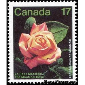 Canada 1981 Montréal Flower Show : The Montréal Rose-Stamps-Canada-StampPhenom