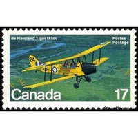 Canada 1981 de Havilland DH.82C Tiger Moth-Stamps-Canada-StampPhenom