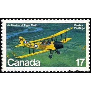 Canada 1981 de Havilland DH.82C Tiger Moth-Stamps-Canada-StampPhenom