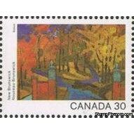 Canada 1982 New Brunswick - "Campus Gates" (Bobak)-Stamps-Canada-StampPhenom