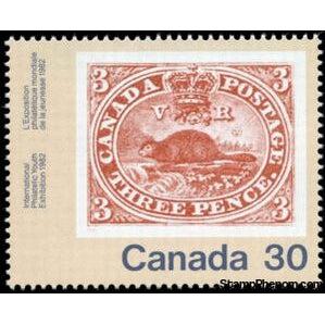 Canada 1982 North American Beaver (Castor canadensis), 3d stamp 1851-Stamps-Canada-StampPhenom