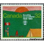 Canada 1983 75th Anniversary of Scouting in Canada-Stamps-Canada-Mint-StampPhenom