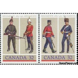 Canada 1983 Canadian Army Regiments-Stamps-Canada-Mint-StampPhenom