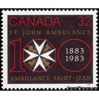 Canada 1983 Centenary of St. John Ambulance in Canada-Stamps-Canada-Mint-StampPhenom