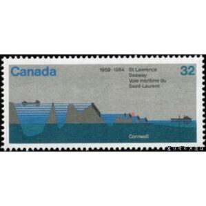 Canada 1984 25th Anniversary of St. Lawrence Seaway-Stamps-Canada-Mint-StampPhenom