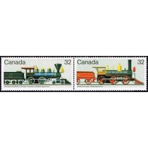 Canada 1984 Countess of Dufferin 4-4-0 Type / Scotia 0-6-0 Type-Stamps-Canada-Mint-StampPhenom