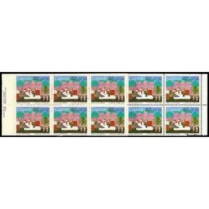 Canada 1985 Christmas 1985 Booklet Pane-Stamps-Canada-Mint-StampPhenom