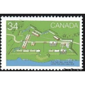 Canada 1985 Fort York, Ontario, circa 1816-Stamps-Canada-Mint-StampPhenom