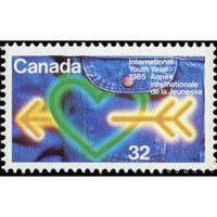 Canada 1985 International Youth Year-Stamps-Canada-Mint-StampPhenom