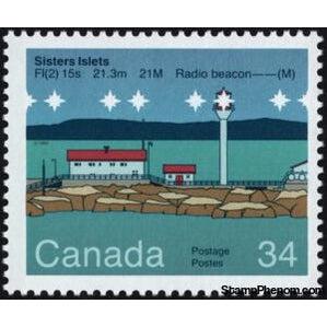 Canada 1985 Sisters Islets Lighthouse-Stamps-Canada-Mint-StampPhenom