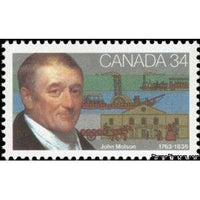 Canada 1986 150th Death Anniversary of John Molson (1763-1836)-Stamps-Canada-Mint-StampPhenom