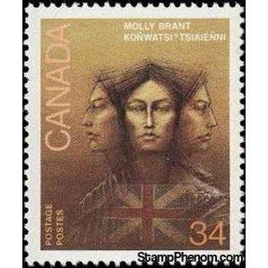 Canada 1986 250th Birth Anniversary of Molly Brant (1736-1796)-Stamps-Canada-Mint-StampPhenom