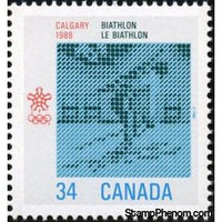 Canada 1986 Biathlon-Stamps-Canada-Mint-StampPhenom