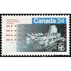 Canada 1986 Canada Pavilion-Stamps-Canada-Mint-StampPhenom