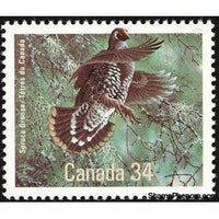 Canada 1986 Spruce Grouse (Canachites canadensis)-Stamps-Canada-Mint-StampPhenom