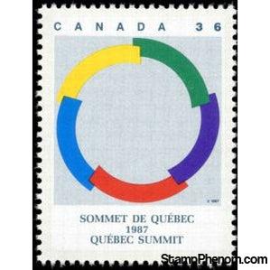 Canada 1987 2nd International Francophone Summit, Québec-Stamps-Canada-Mint-StampPhenom