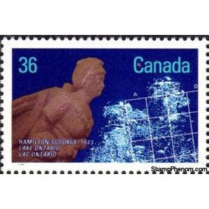 Canada 1987 Figurehead from "Hamilton", Lake Ontario, 1813-Stamps-Canada-Mint-StampPhenom