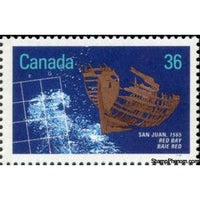 Canada 1987 Hull of "San Juan", Red Bay-Stamps-Canada-Mint-StampPhenom