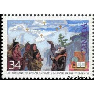 Canada 1987 Missions in the Wilderness-Stamps-Canada-Mint-StampPhenom