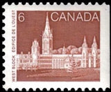 Canada 1987 Parliament - coated paper (chalk sufaced paper)-Stamps-Canada-Mint-StampPhenom