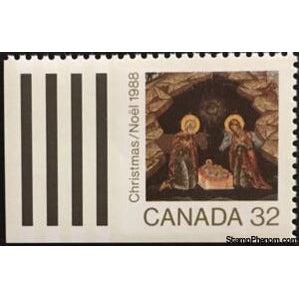 Canada 1988 Holy Family - Imperf Bottom and Left-Stamps-Canada-Mint-StampPhenom