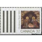 Canada 1988 Holy Family - Imperf Bottom and Right-Stamps-Canada-Mint-StampPhenom