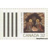 Canada 1988 Holy Family - Imperf Left-Stamps-Canada-Mint-StampPhenom