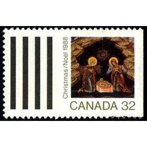 Canada 1988 Holy Family Imperf Right-Stamps-Canada-Mint-StampPhenom