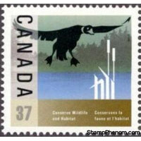 Canada 1988 Mallard Landing on Marsh-Stamps-Canada-Mint-StampPhenom