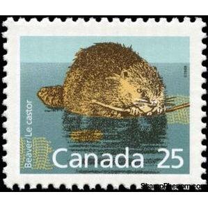 Canada 1988 North American Beaver (Castor canadensis)-Stamps-Canada-Mint-StampPhenom