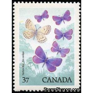 Canada 1988 Northern Blue (Lycaeides idas)-Stamps-Canada-Mint-StampPhenom