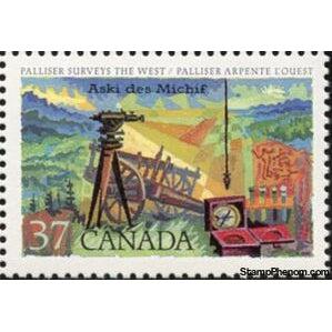 Canada 1988 Palliser surveys the West-Stamps-Canada-Mint-StampPhenom