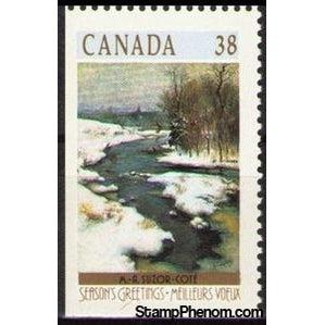 Canada 1989 "Bend in the Gosselin River" Imperf Bottom and Left-Stamps-Canada-Mint-StampPhenom