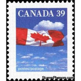 Canada 1989 Canadian Flag over Clouds-Stamps-Canada-Mint-StampPhenom