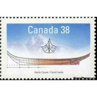 Canada 1989 Haida Canoe-Stamps-Canada-Mint-StampPhenom