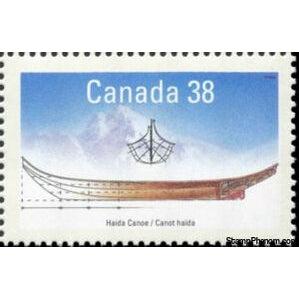 Canada 1989 Haida Canoe-Stamps-Canada-Mint-StampPhenom