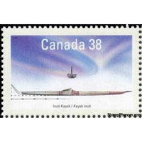 Canada 1989 Inuit Kayak-Stamps-Canada-Mint-StampPhenom